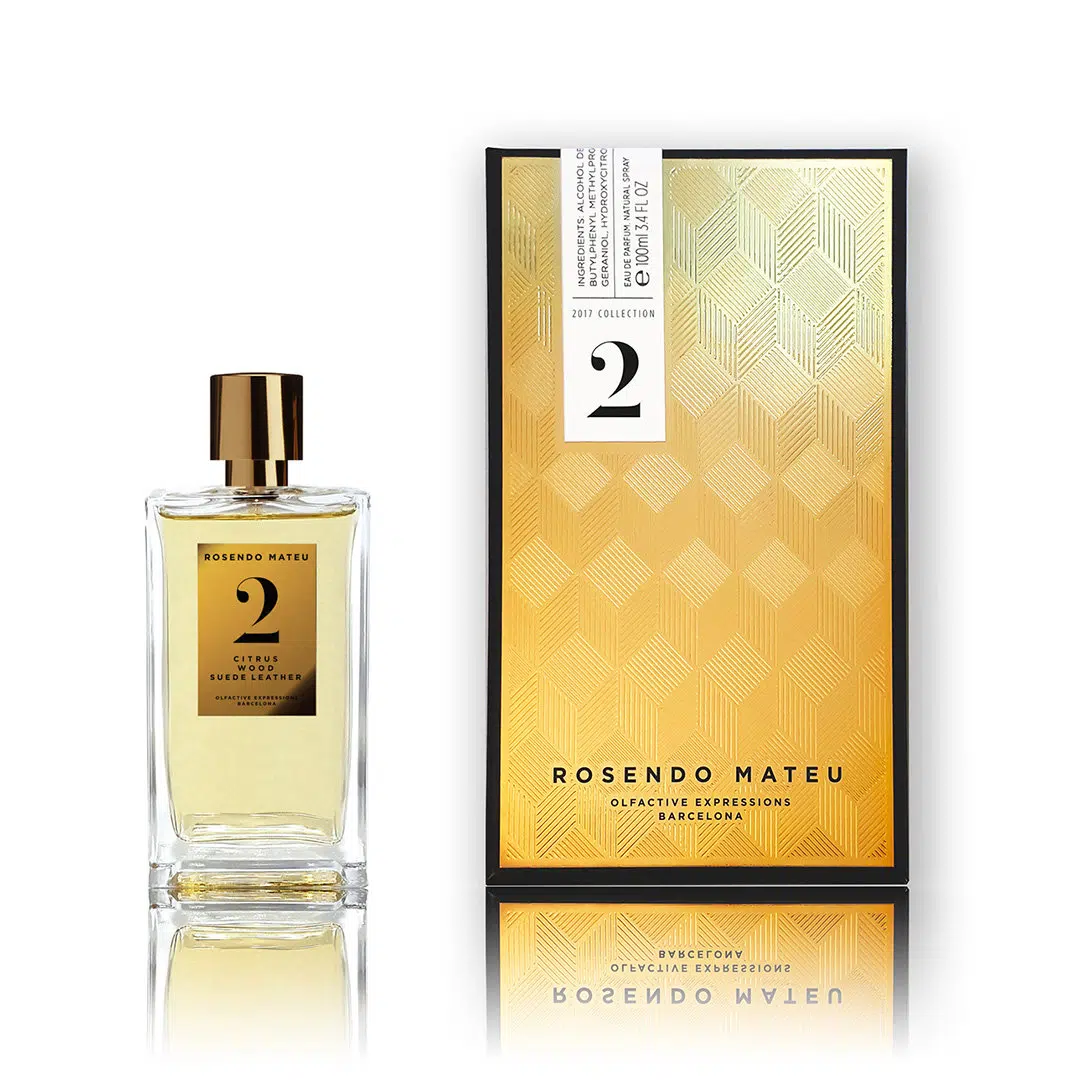 Rosendo Mateu 2 Citrus Wood Suede Leather Edp 100ml - Imagen 3