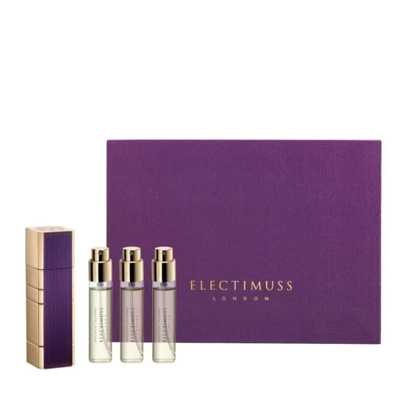 Electimuss Mercurial Cashmere Travel Set Atomiser With Travel Set Refills 3x10 ML