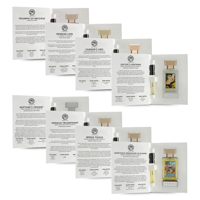 Argos Extrait Discovery Set 2Ml Sample Spray X 10 Fragrances